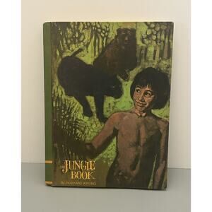 The Jungle Book by Rudyard Kipling Educator Classic Library 1968 HC Oversized